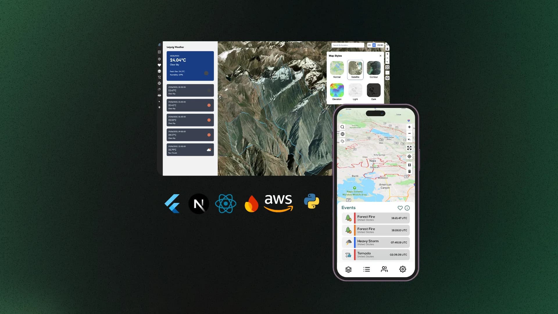 Disaster Early Warning Web & Mobile Applications